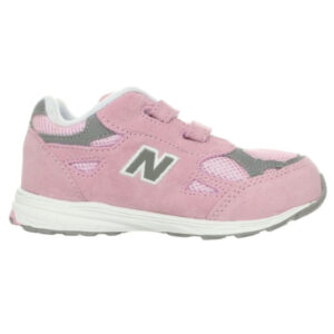 New-Balance-KV990-Hook-and-Loop-Running-Shoe-(Infant-Toddler)-pink-grey-side