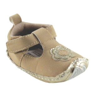 Luvable Friends Baby Mary Jane Dress Up Shoes tan