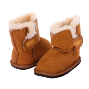 NINO-Infants-Genuine-Suede-Shearling-EVA-outsole-Boots-chestnut