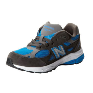 New Balance KJ990 Lace Up Running Shoe grey blue