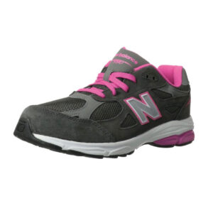 New Balance KJ990 Lace Up Running Shoe grey pink