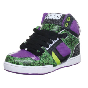 Osiris NYC 83 Skate Shoe Little Kid Big Kid green black purple