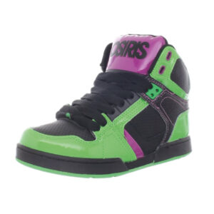 Osiris NYC 83 Skate Shoe Little Kid Big Kid lime black purple