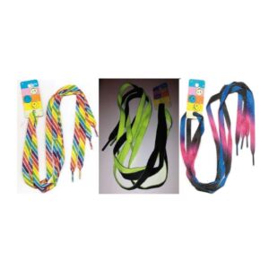 Colorful Shoelaces Colorful Shoelaces 3 pairs Camo rainboe