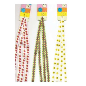 Colorful Shoelaces Colorful Shoelaces 3 pairs Camo smiley