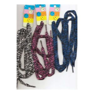 Colorful Shoelaces Colorful Shoelaces 3 pairs Camo zebra