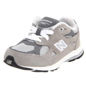 New Balance KJ990 Lace Up Running Shoe Infant Toddler grey