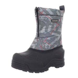 Northside Icicle Winter Boot Toddler Little Kid Big Kid grey red