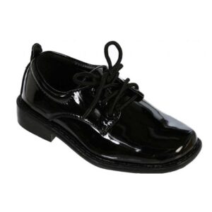 iGirlDress Boys Patent Dress Oxford Shoes black