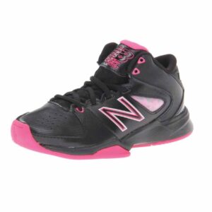 New Balance KB82 Y Basketball Sneaker Little Kid Big Kid black pink