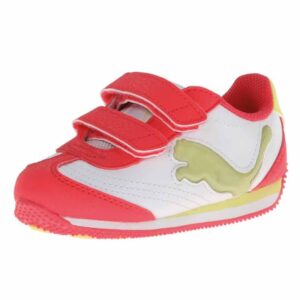 PUMA Speeder Illuminescent V Light Up Sneaker Toddler Little Kid Big Kid red paradise pink